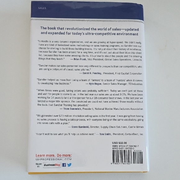 Sales Books- Little Red Book of Selling and Sandler Training's 7 Step Book Set - Picture 5 of 14